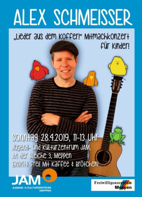 28.4.2019: Alex Schmeisser „Lieder aus dem Koffer!"