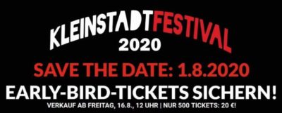 Kleinstadtfestival geht in die zweite Runde - Begrenztes Early-Bird-Kontingent verfügbar
