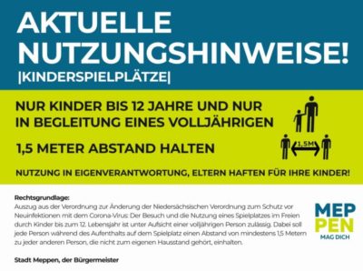 SPIELPLÄTZE ÖFFNEN UNTER AUFLAGEN