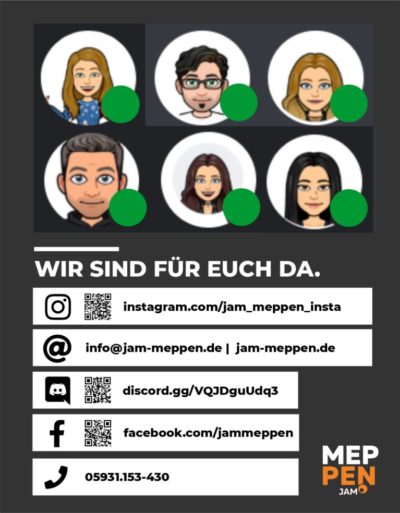 WIR SIND FÜR EUCH DA!