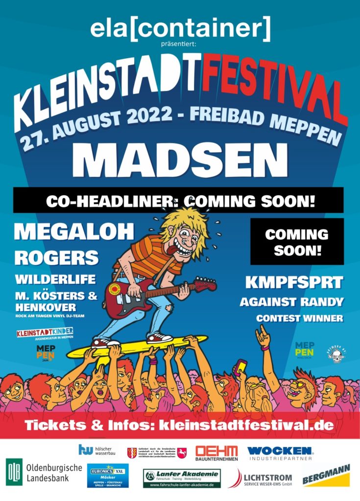 KLEINSTADTFESTIVAL AUF 2022 VERSCHOBEN
