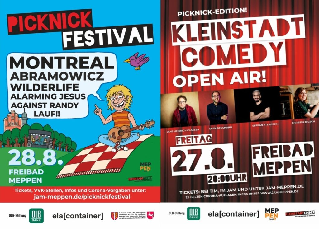 COMEDY & ROCKKONZERT IN PICKNICK-EDITION!
