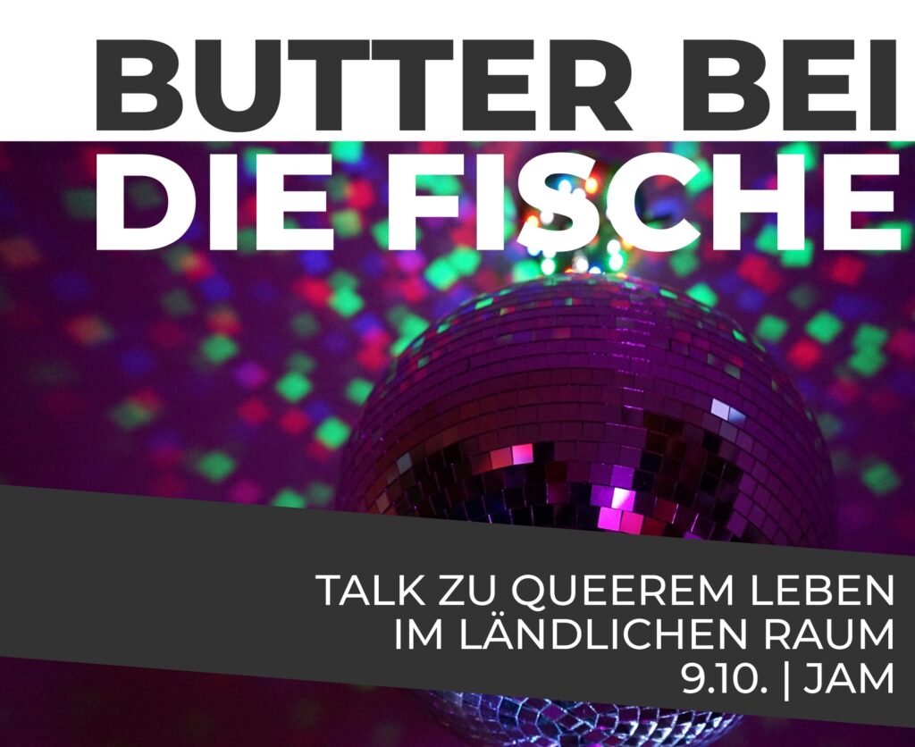 9.10.2021: "BUTTER BEI DIE FISCHE | TALKSHOW