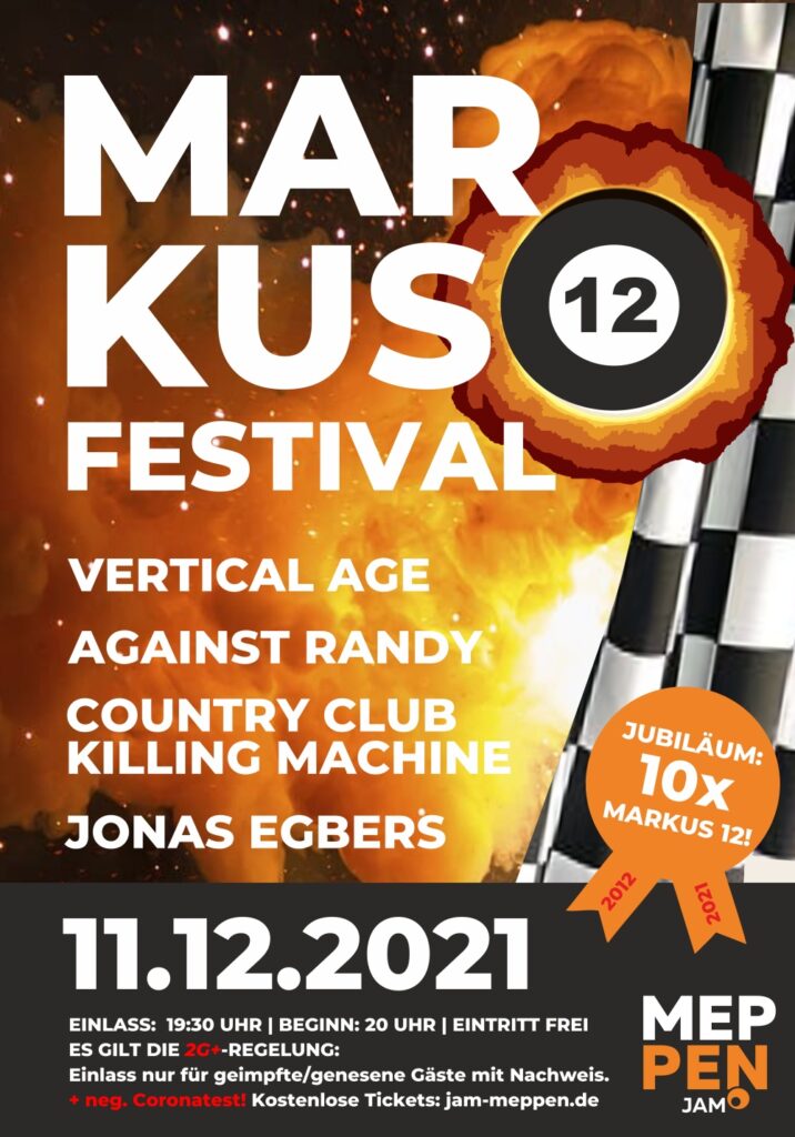 VERSCHOBEN: 11.12.2021: MARKUS 12-FESTIVAL