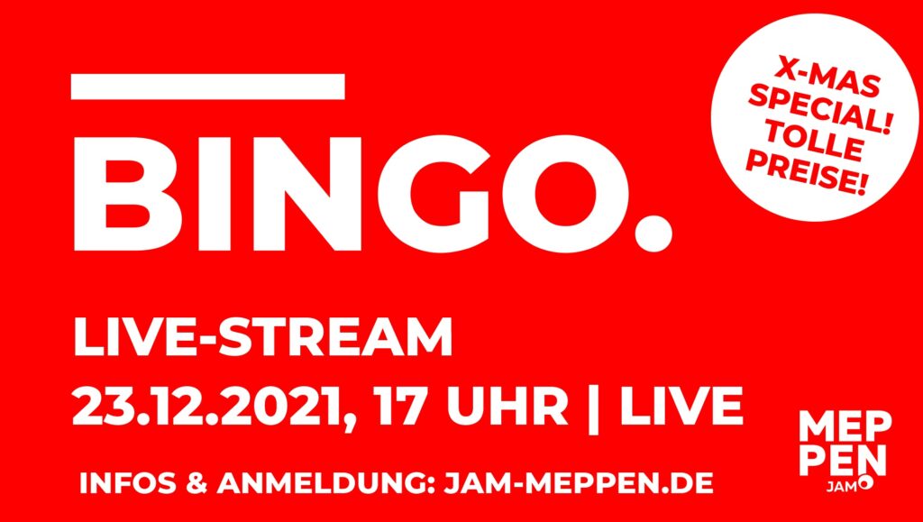 LIVE BINGO: 23. DEZEMBER 2021