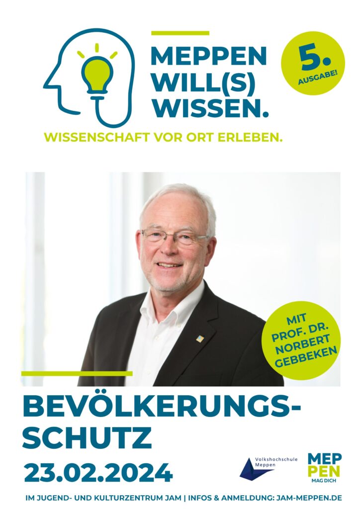 23.2.2024: MEPPEN WILL'S WISSEN: BEVÖLKERUNGSSCHUTZ | PROF. DR. NORBERT GEBBEKEN