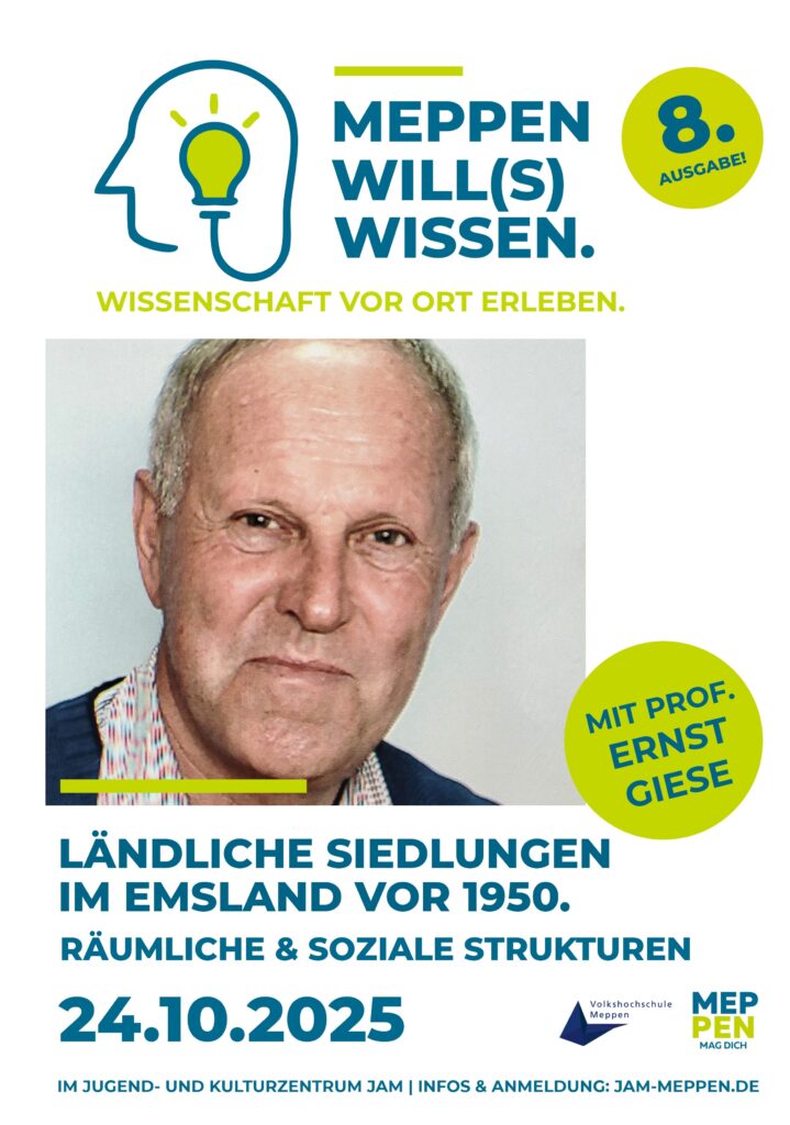 24.10.2025: MEPPEN WILL(S) WISSEN: LÄNDLICHE SIEDLUNGEN IM EMSLAND