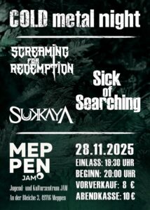 28.11.2025: COLD METAL NIGHT