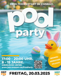 20.3.2026: EASTER-POOLPARTY