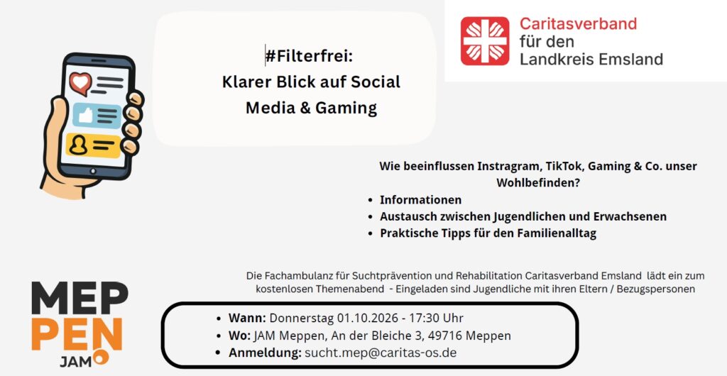 1.10.2026: #FILTERFREI - MITEINANDER STATT GEGENEINANDER
